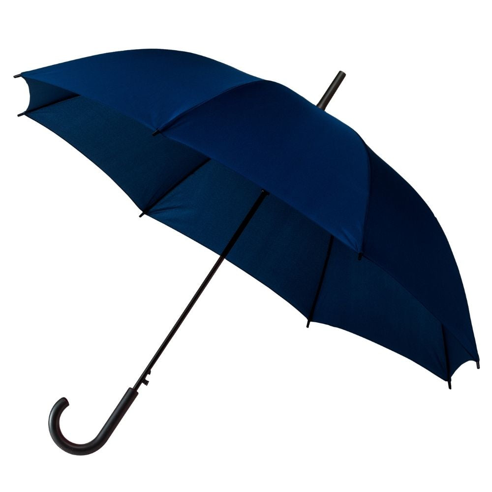 Falconetti Navy Walking Umbrella Side View